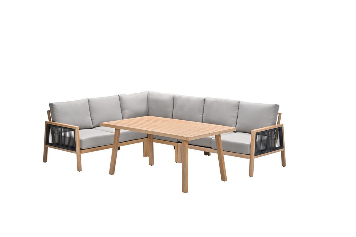 GARDEN Impressions Decala L/D set 5-tlgalu hell Teaklook/des. Taupe