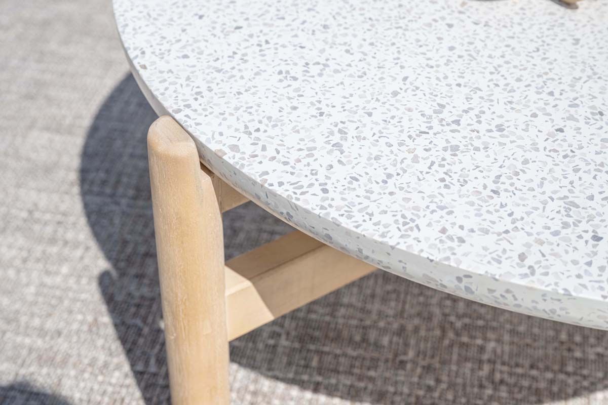 GARDEN Impressions Talara Lounge set 5-tlgAkazie white wash/ Sand