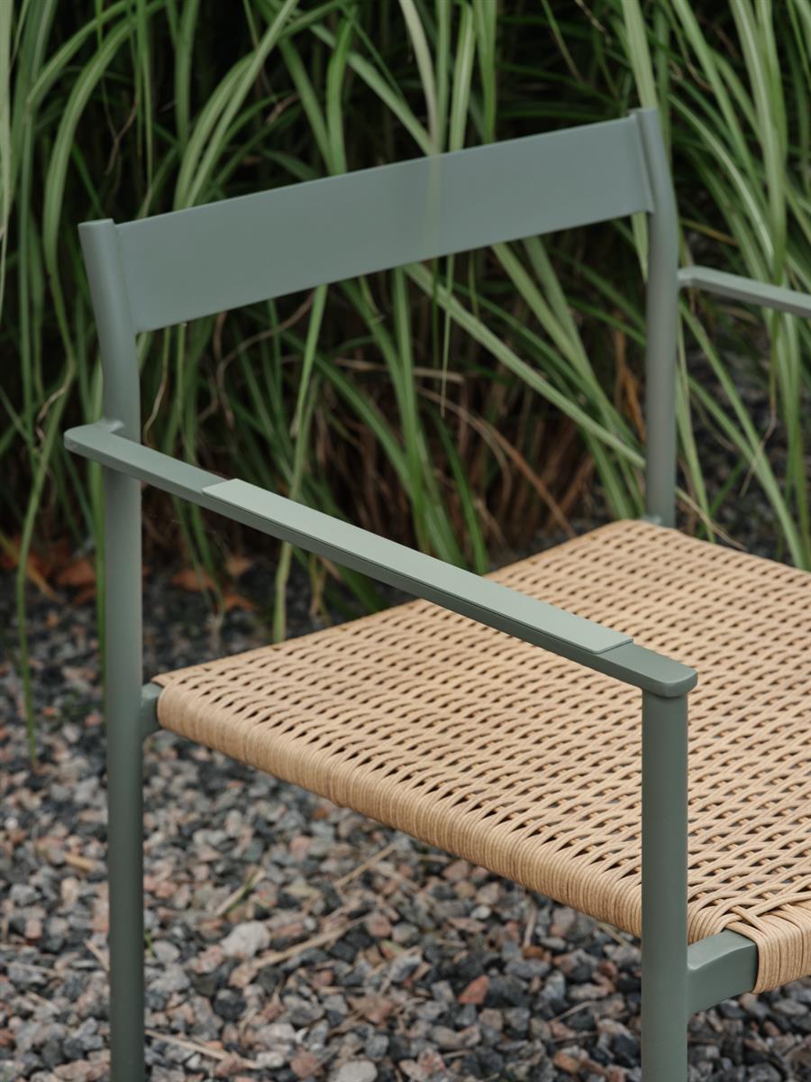 Brafab Lounge Sessel DK Aluminium/Kunststoffgeflecht Nordic Green