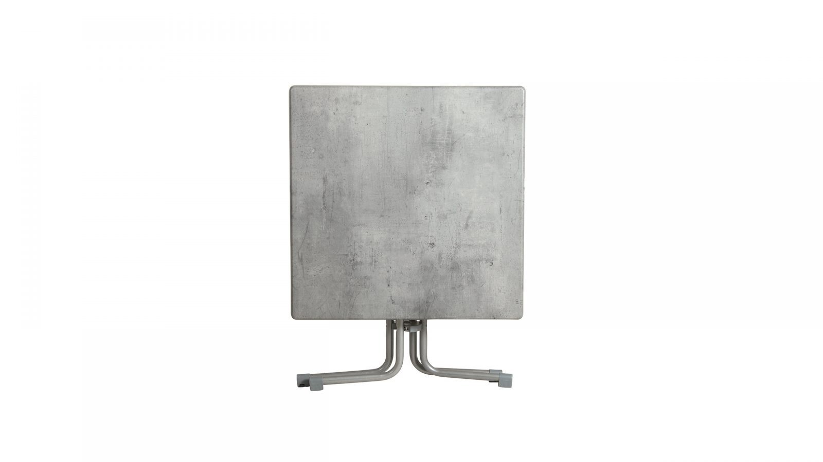 Acamp Klapptisch Piazza 80x80 cm platin/cement grau