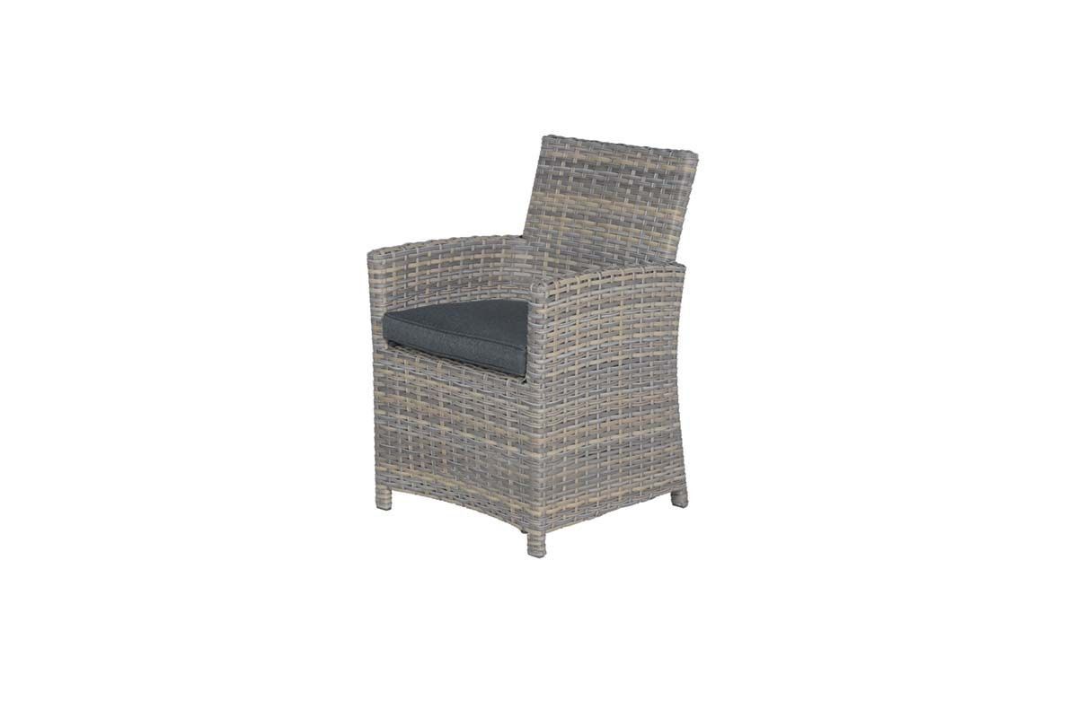 GARDEN Impressions Blue bird Dining Stuhlnatural rotan 2-half/reflex bl