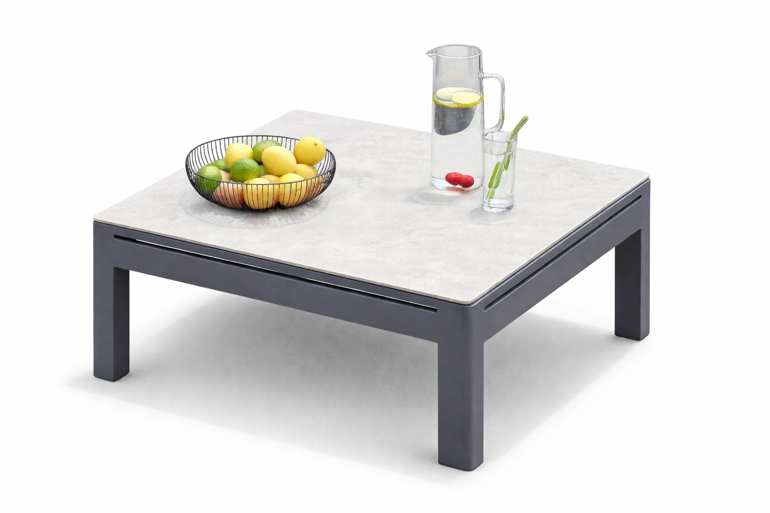 Taste by 4Seasons Set Elba Rope 2-Sitzer Sofa inkl. Sitz- und Rückenkissen inkl. Tisch und Teppich