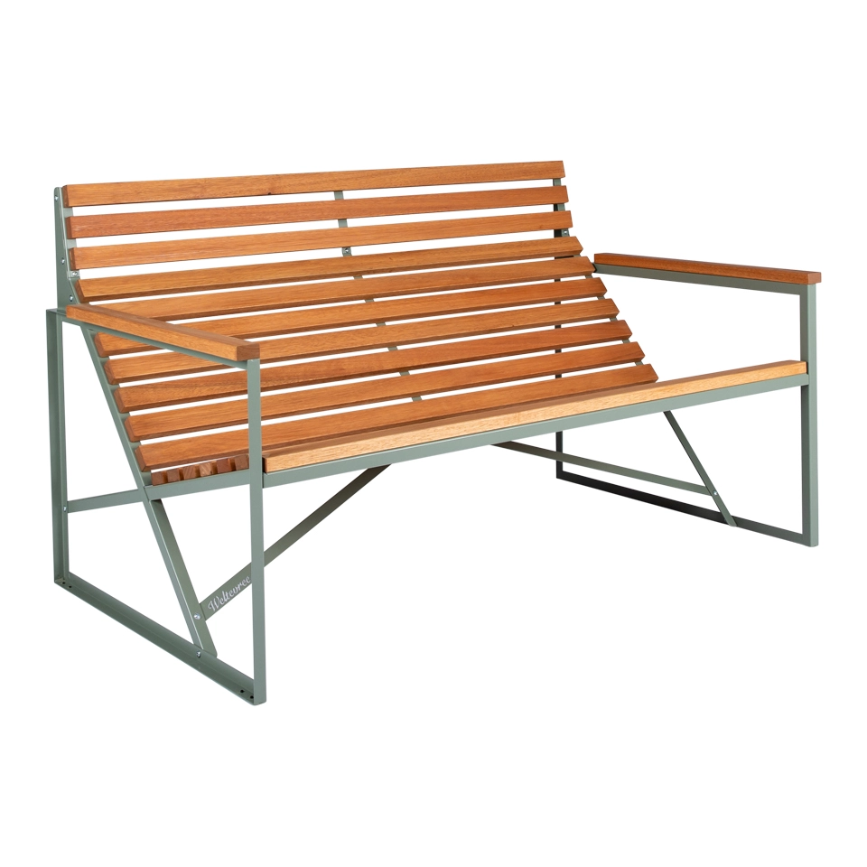 Weltevree Patio Terrassenbank niedrig – Zement Grau