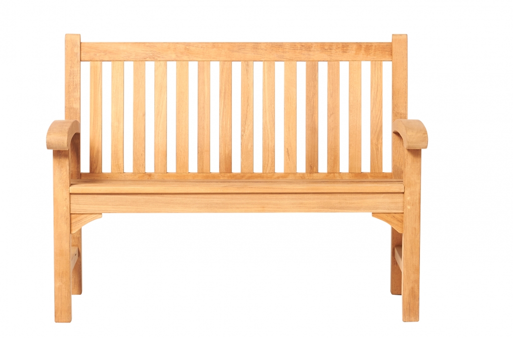 Traditional Teak Gartenbank Victoria 185 cm Teakholz