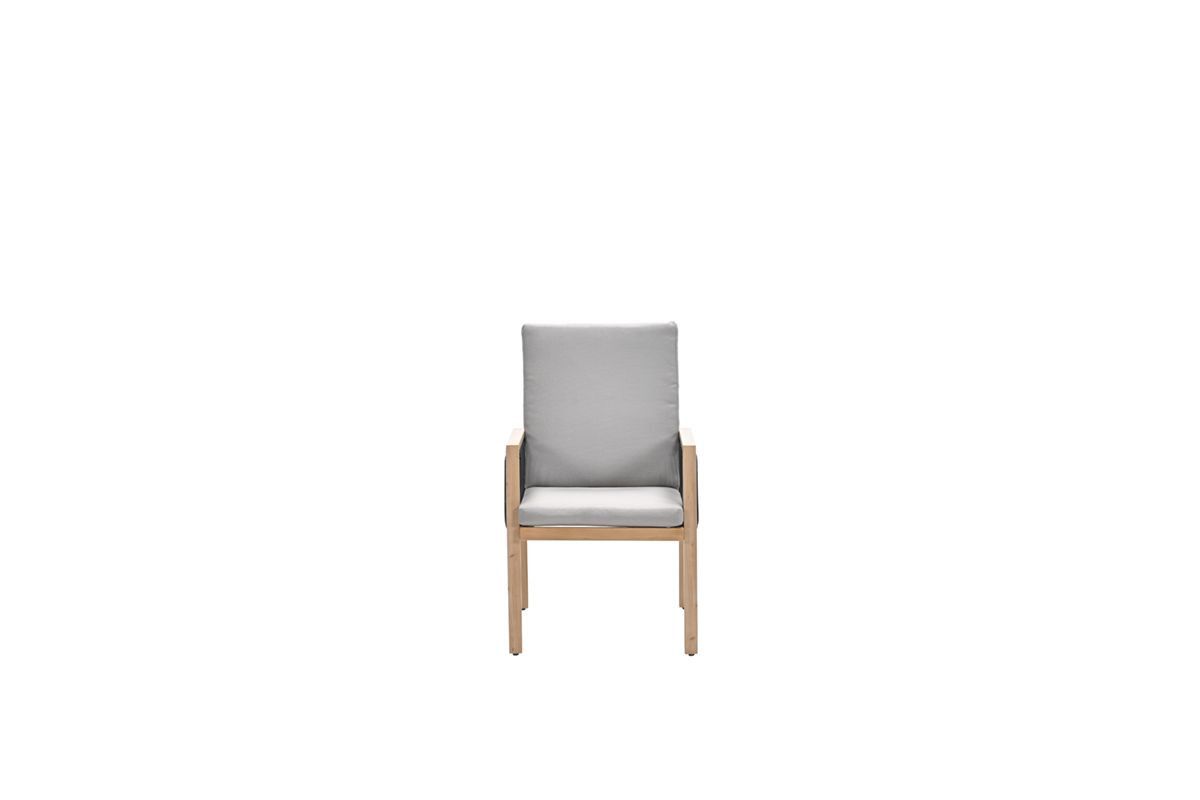 GARDEN Impressions Decala dining Stuhlalu hell Teaklook/des. Taupe