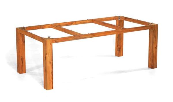 Tischgestell "Base" 200x100 cm Teakholz von SonnenPartner
